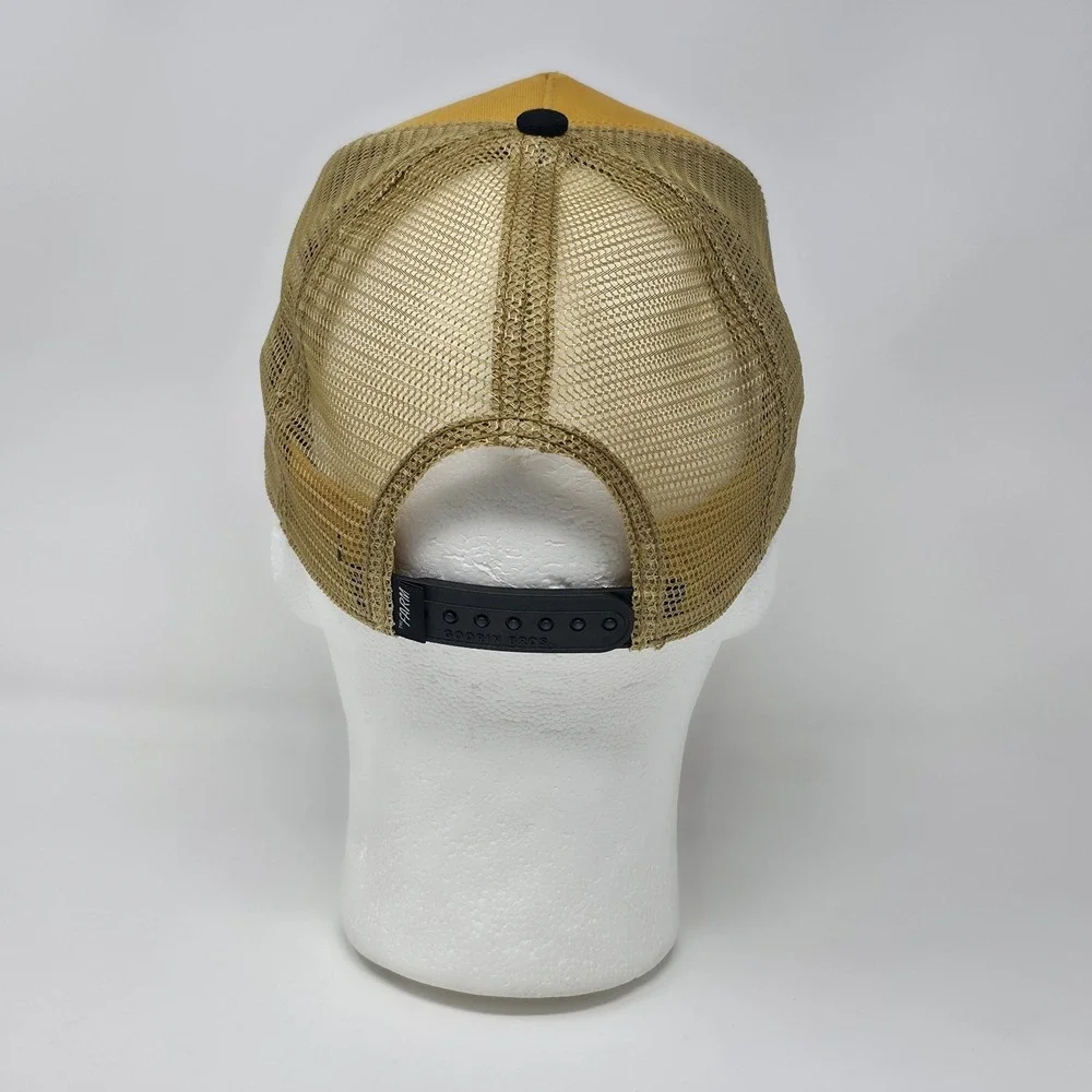 Goorin‎ Bros The Farm Beware Guard Dog Doberman Mustard Trucker Hat Cap Snapback